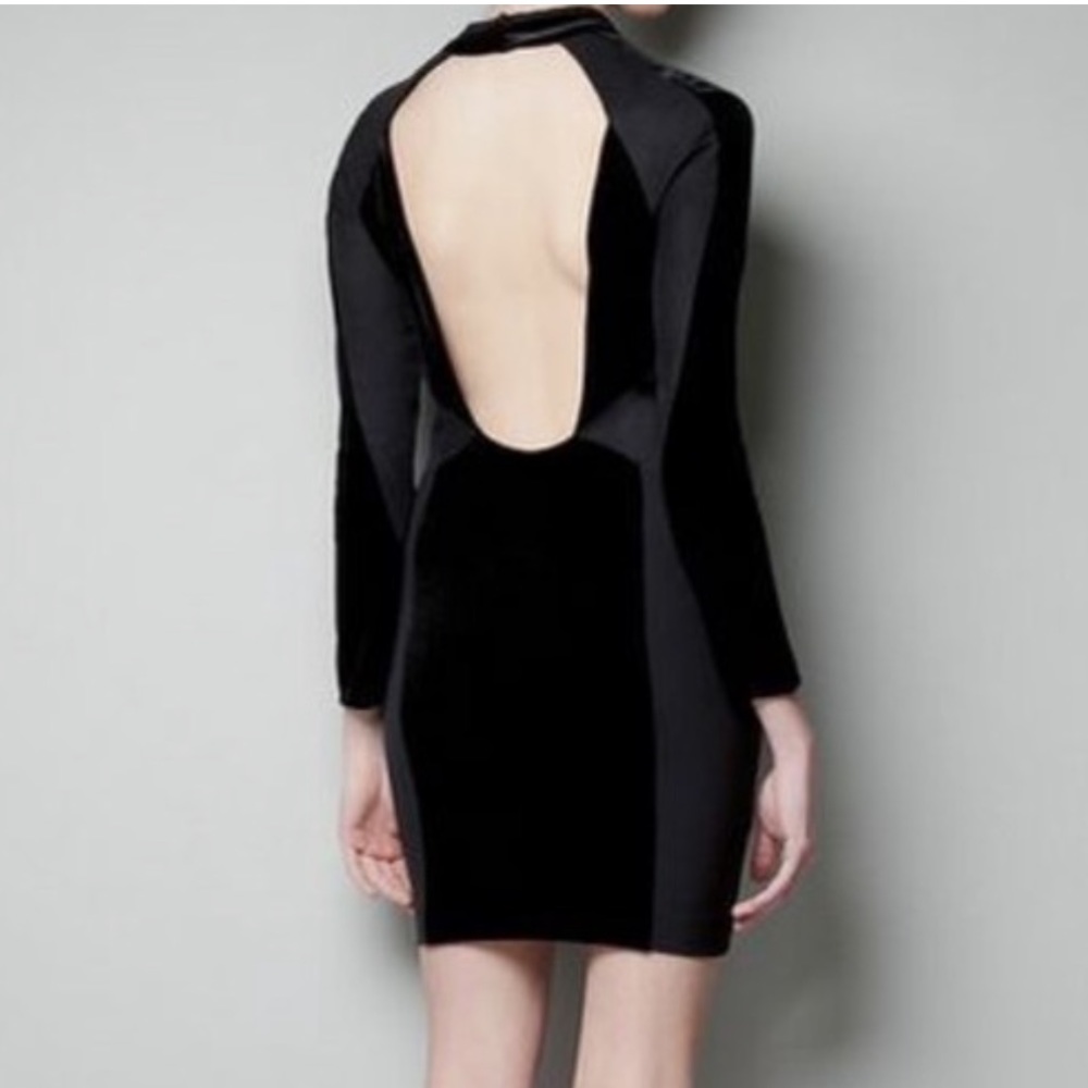 Zara backless dress